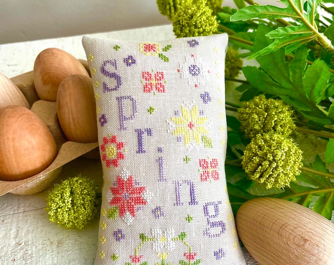 Spring Cross Stitch Pattern PDF Download - Etsy