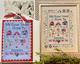 My Home Sweet Home Cross Stitch Pattern PDF download