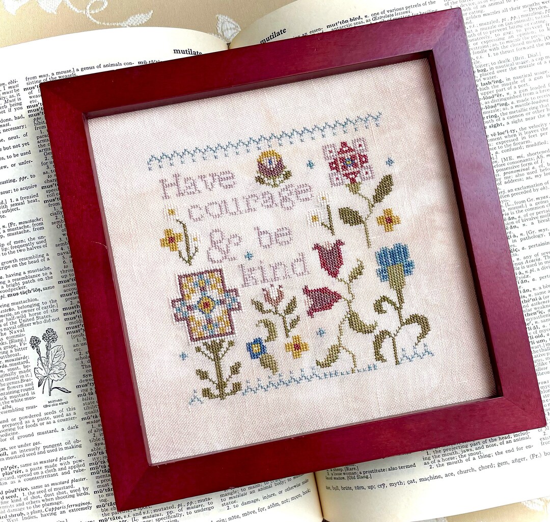 Have Courage Cross Stitch Pattern PDF Download - Etsy
