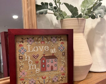 Love at Home cross stitch pattern PDF Download