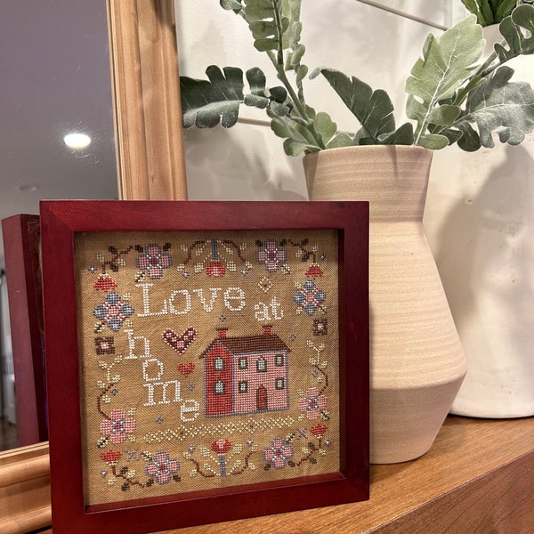 Love at Home cross stitch pattern PDF Download