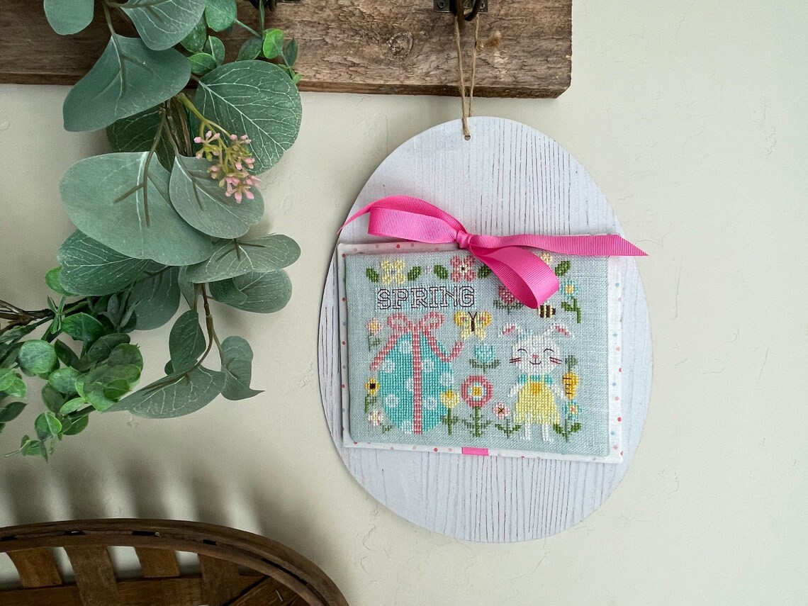 Spring Bunny Cross Stitch Pattern PDF - Etsy