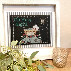 Oh Holy Night Cross Stitch Pattern PDF download