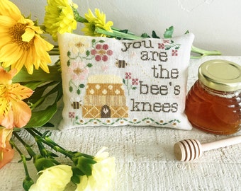 Bee's Knees Cross Stitch PDF Download