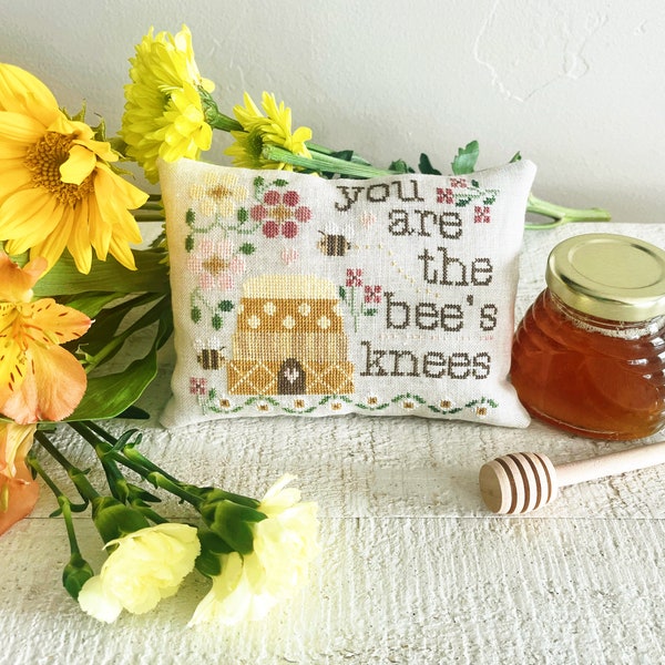 Bee's Knees Cross Stitch PDF Download