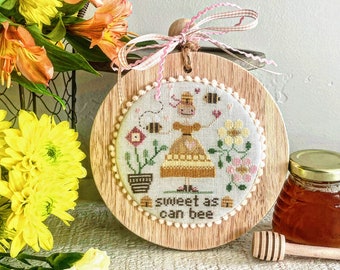 Sweet As Can Bee Cross Stitch Pattern PDF Download