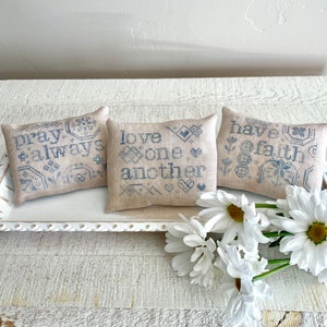 Words To Live By Cross Stitch Pattern set of 3 Download PDF