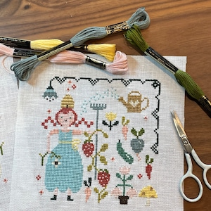 Pippa's Pretty Plants Cross Stitch Pattern PDF