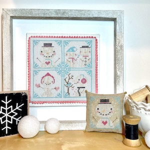 Snow Many Friends Cross Stitch Pattern PDF