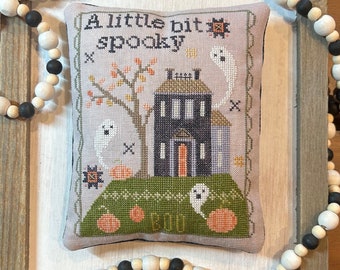 A Little Bit Spooky cross stitch pattern PDF download