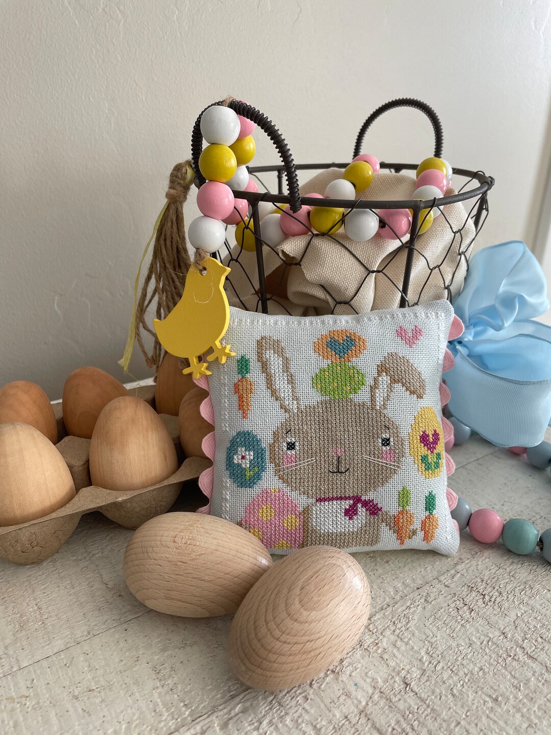 Egg Hunt Cross Stitch Pattern PDF Download - Etsy