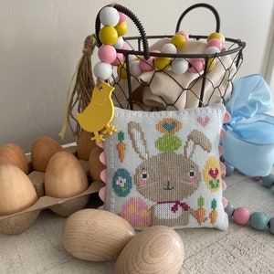 Egg Hunt Cross Stitch Pattern PDF download