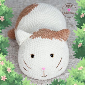 Crochet cat pattern Caramel cat Amigurumi Crochet Cat Cute loaf cat US terms PDF Crochet Plushie pattern Cute Crochet