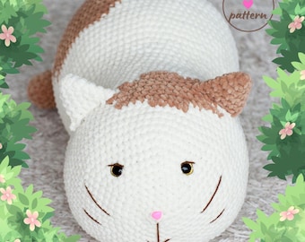 Crochet Cat Pattern: Caramel Amigurumi Plushie (US Terms PDF)