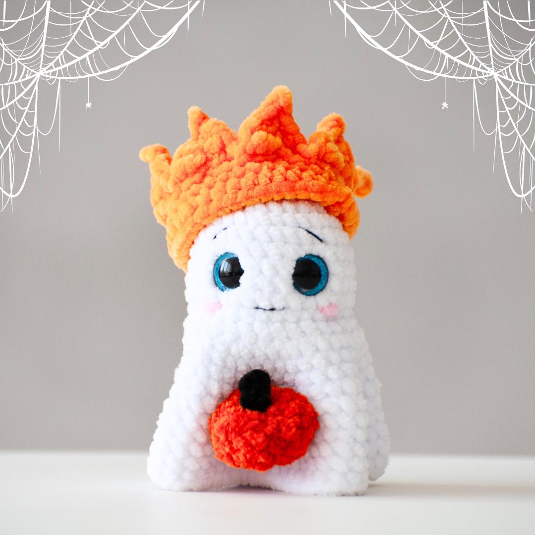 No Sew Ghost Crochet Pattern: Amigurumi Halloween Tutorial (PDF ...