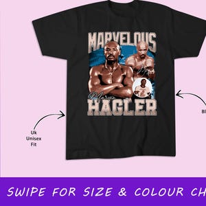 Vintage Marvelous Marvin Hagler Boxing Legend Signature Retro 80s 90s Bootleg Rap Style T-Sh T-Shirt, Sweatshirt, Hoodie, Tote Bag - 10629