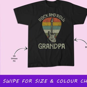 Mens Guitarist Grandpa Fathers Days, Grandpa Guitar Player T-Shirt, Sweatshirt, Hoodie, Tote Bag - 10638