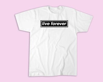 Live Forever, Made In the 90s, 90s Rock Indie T-Shirt, Sweatshirt, Hoodie, Tote Bag - 10646