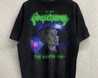 Goosebumps The Haunted Mask Shirt | 90s Goosebumps Books | Halloween Shirt | R.L. Stine Fear Street