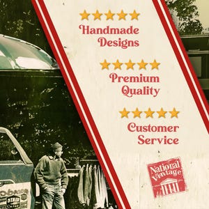 National Vintage Archive is your place for  horror t shirts and all things vintage. All designs are handmade, premium quality materials only. With a 4.9 star review, National Vintage Archive is the go to for all things horror.