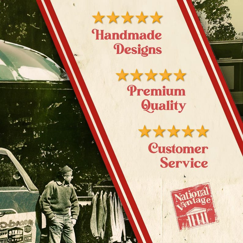 National Vintage Archive is your place for  horror t shirts and all things vintage. All designs are handmade, premium quality materials only. With a 4.9 star review, National Vintage Archive is the go to for all things horror.