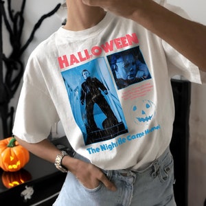 Halloween 1978 Michael Myers Movie T-Shirt | Vintage Horrorfilm T-shirt | John Carpenters Halloween T-Shirt | Unisex Horror Fan Bekleidung