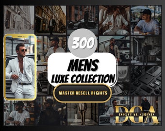 Images de luxe pour hommes, diapositives d'histoires de marketing numérique sans visage pour hommes, contenu MRR et DPP, contenu Tik-Tok Lux, Instagram homme