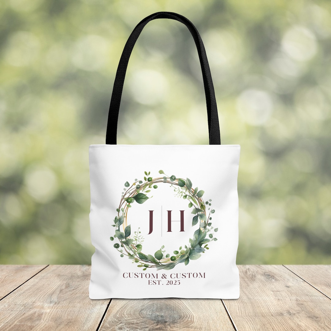 Personalized Wedding Tote Bag|custom Bride Tote|bridesmaid Gift|wedding ...