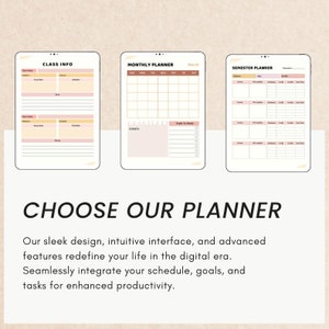 Student Planner / Academic Tracker / College & School Planner ...
