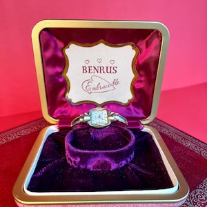 Vintage Benrus, Swiss-Made Watch, 1/10 10K Gold Filled with Bangle Bracelet.