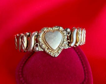 Vintage Carmen Sweetheart Expansion Bracelet | Circa 1940s–1950s