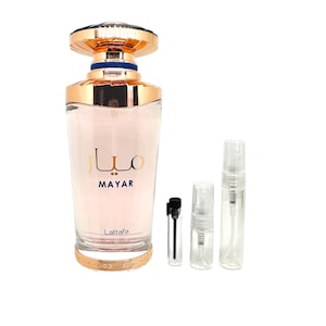 Mayar Perfume Decant Sample Lattafa 1ml 2ml 5ml Eau De Parfum ME Scents Arabian  Middle Eastern Perfume House