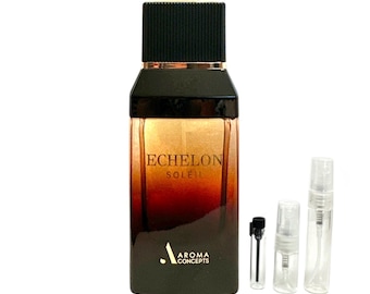Echelon Soleil Perfume Sample | Aroma Concepts | Bergamot | Violet | Jasmine | Oakmoss | Vetiver