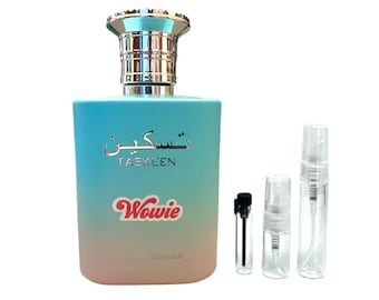 Taskeen Wowie Perfume Sample Paris Corner Mandarin, Cinnamon, Caramel