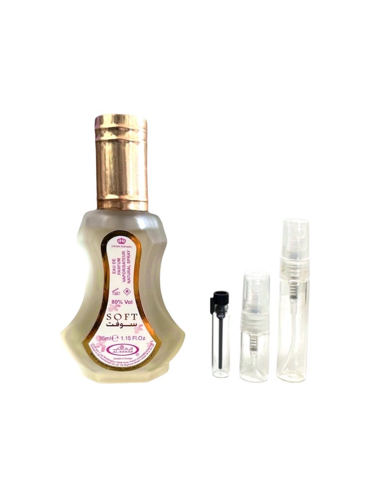 Al-Rehab Soft Perfume Sample: Lemony Cupcake Scent (1ml/2ml/5ml Decant) image 1