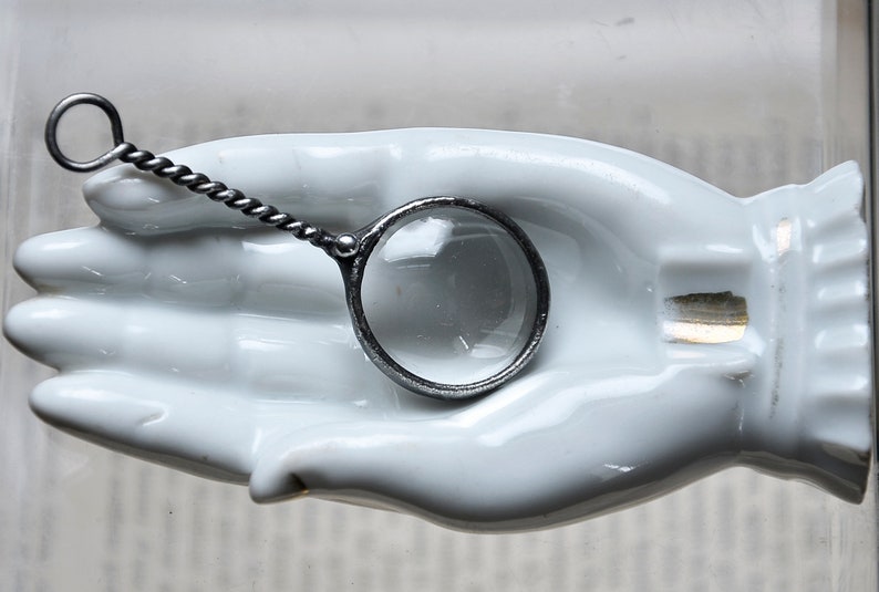 Magnifying Glass Pendant Loupe Jewelry Monocle Festival Rustic Etsy