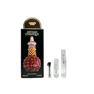 Artisan Ethnique Perfume Decant Sample Lattafa 1ml 2ml 5ml Eau De Parfum ME Scents Arabian Middle Eastern Perfume House