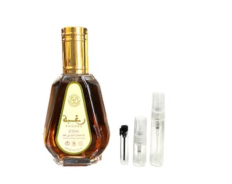 Raghba Perfume Sample: Sweet Smoky Oud Decant