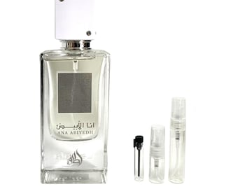 Ana Abiyedh White Decant Sample:  Arabian Perfume