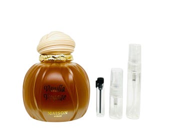 Vanilla Voyage Perfume Sample: Maison Asrar Decant - Caramel, Honey, Amber