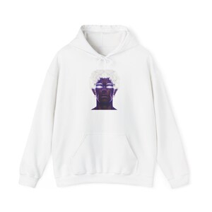 Edgy Anime Charakter Hoodie, Japanisches Ink Art Sweatshirt, Egirl Goth Pullover, Manga Reader Geschenk, Unisex Streetwear Top