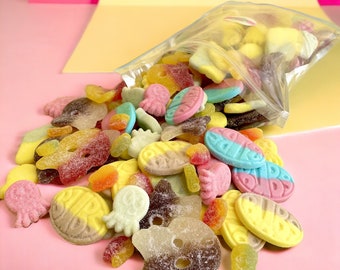 Borsa per dolci Mix Swedish Candy Bubs / Spedizione veloce USA / Pick n Mix / Dolci Halal / Regalo di caramelle per feste / Dolci vegetariani di BUB / BonBon