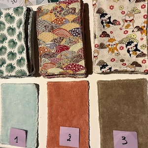 pacote com 10 folhas de papel higiênico lavável e reutilizável