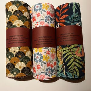 Toalha de papel lavável e reutilizável