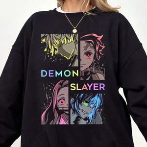 Tanjiro Nezuko Zenitsu Inosuke Anime Hoodie