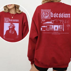 Obsession Movie 2026 Shirt, Curry Barker Gothic Horror Tee, Double Sided Red Black Vintage Thriller Comfort Colors T-Shirt
