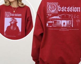 Obsession Movie 2026 Shirt, Curry Barker Gothic Horror Tee, Double Sided Red Black Vintage Thriller Comfort Colors T-Shirt