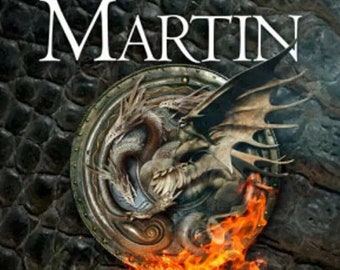 Fogo e Sangue, de George R.R. Martin - Primeira Edição Autografada do Reino Unido - Game of Thrones