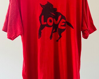 Camiseta para perro LOVE - Nulo Austin, TX (XL)