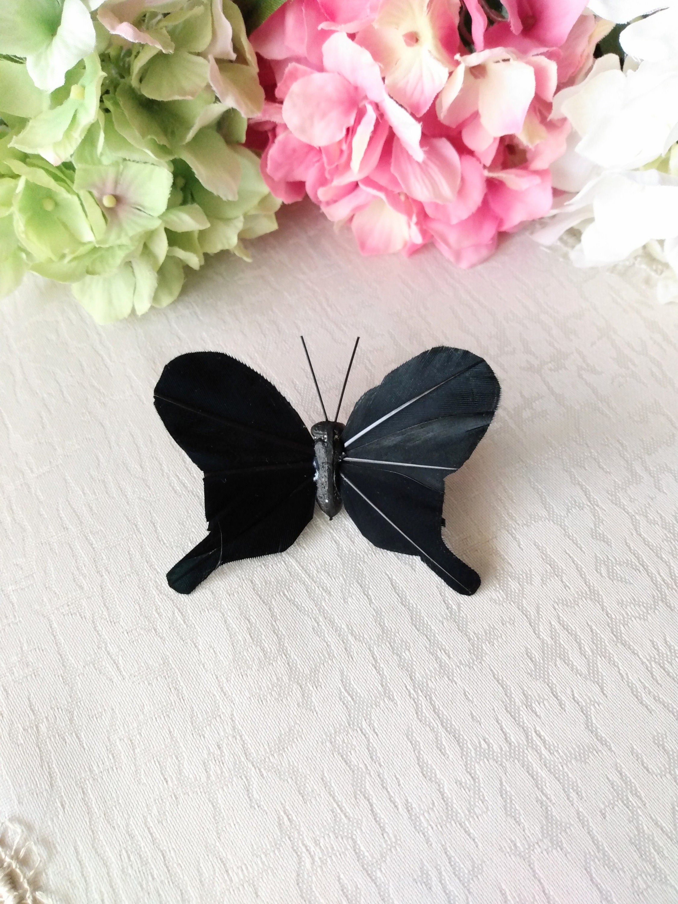 Black Butterfly Hair Pin Hair Clip - Etsy Canada Black Butterfly Hair Pin Hair Clip - Etsy Canada
